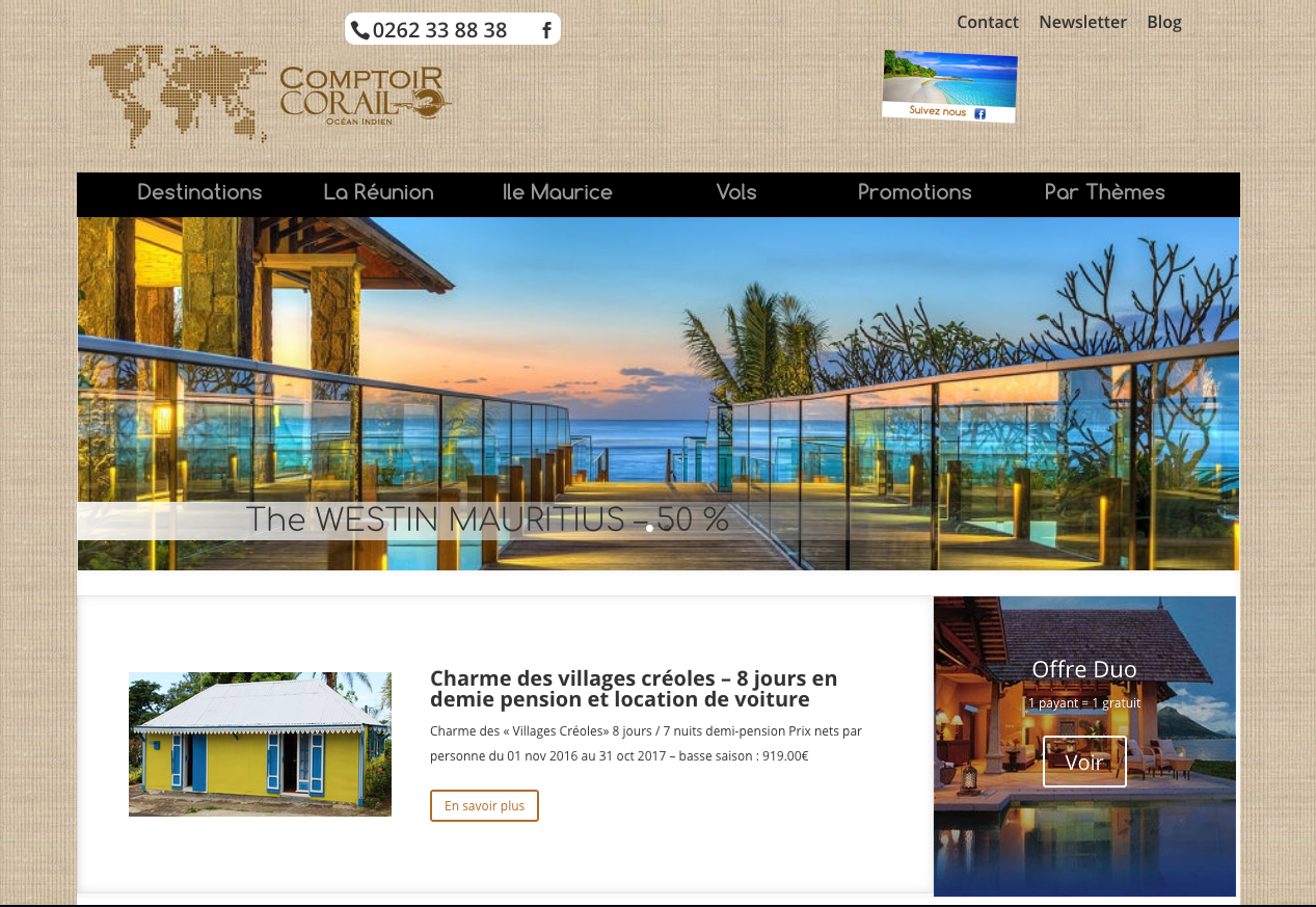 Comptoir Corail - Agence de voyage la Reunion
